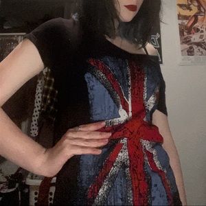 British flag pajama shirt